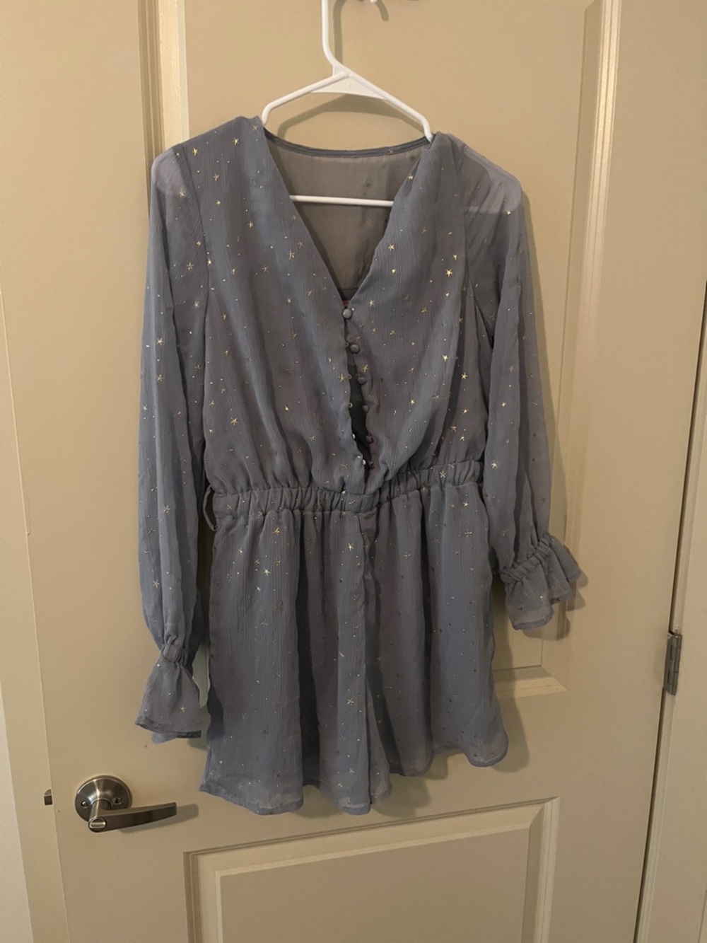 Gold Star fairycore whimsical ethereal festival celestial romper Andree by unit